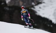 Lindsey Vonn during her FIS Ski World Cup super-g race at the Cortina d'Ampezzo in January 2025 (Image via: Getty Images)